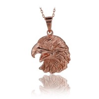 14K Gold Eagle Necklace