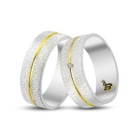 14K Gold Fantasy Wedding Band Ring