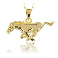 14K Gold Horse Necklace