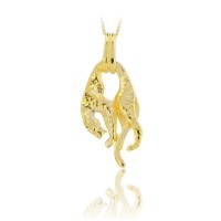 14K Gold Jaguar Necklace