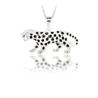 14K Gold Jaguar Necklace