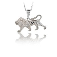 14K Gold Lion Necklace