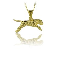 14K Gold Puma Necklace