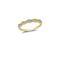 14K Solid Gold Art Design Fashion Ladies Ring