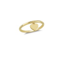 14K Solid Gold Art Design Fashion Love Ladies Ring