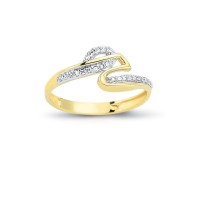 14K Solid Gold Art Design Fashion Ladies Ring