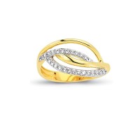 14K Solid Gold Art Design Fashion Ladies Ring