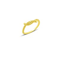 14K Solid Gold Art Design Fashion Ladies Ring