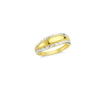 14K Solid Gold Art Design Fashion Ladies Ring