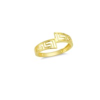 14K Solid Gold Art Design Fashion Ladies Ring