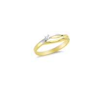 14K Solid Gold Art Design Fashion Ladies Ring