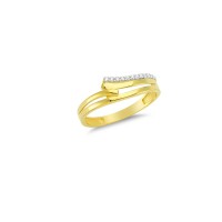 14K Solid Gold Art Design Fashion Ladies Ring