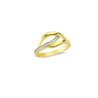 14K Solid Gold Art Design Fashion Ladies Ring