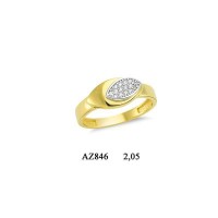 14K Solid Gold Art Design Fashion Solitaire Ladies Ring