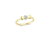 14K Solid Gold Art Design Fashion Ladies Ring