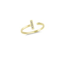 14K Solid Gold Art Design Fashion Ladies Ring