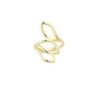 14K Solid Gold Art Design Fashion Ladies Ring