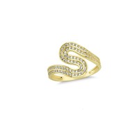 14K Solid Gold Art Design Fashion Ladies Ring