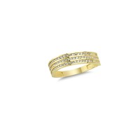 14K Solid Gold Art Design Fashion Ladies Ring