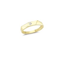 14K Solid Gold Art Design Fashion Ladies Ring