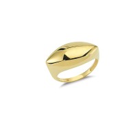 14K Solid Gold Art Design Fashion Ladies Ring