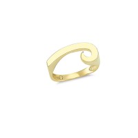 14K Solid Gold Art Design Fashion Ladies Ring