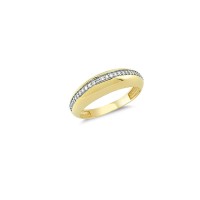 14K Solid Gold Art Design Fashion Ladies Ring