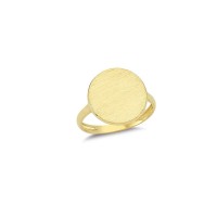 14K Solid Gold Art Design Fashion Ladies Ring