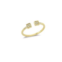 14K Solid Gold Art Design Fashion Ladies Ring