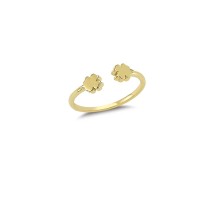 14K Solid Gold Art Design Fashion Ladies Ring