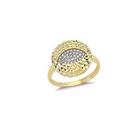 14K Solid Gold Art Design Fashion Ladies Ring