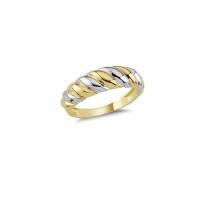 14K Solid Gold Art Design Fashion Ladies Ring