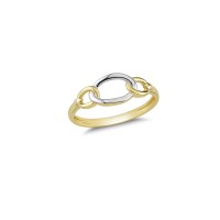 14K Solid Gold Art Design Fashion Ladies Ring