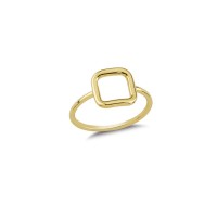 14K Solid Gold Art Design Fashion Ladies Ring