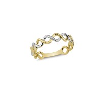 14K Solid Gold Art Design Fashion Ivy Ladies Ring