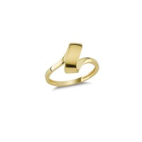 14K Solid Gold Art Design Fashion Ladies Ring