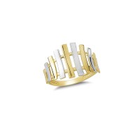 14K Solid Gold Art Design Fashion Ladies Ring