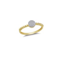 14K Solid Gold Art Design Fashion Ladies Ring