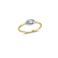 14K Solid Gold Art Design Fashion Ladies Ring