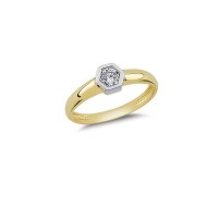 14K Solid Gold Art Design Fashion Ladies Ring