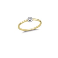 14K Solid Gold Art Design Fashion Solitaire Ladies Ring