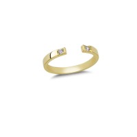 14K Solid Gold Art Design Fashion Ladies Ring