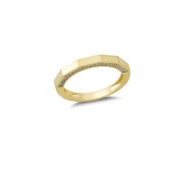 14K Solid Gold Art Design Fashion Ladies Ring