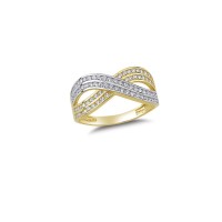 14K Solid Gold Art Design Fashion Ladies Ring