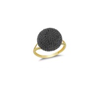 14K Solid Gold Art Design Fashion Ladies Ring