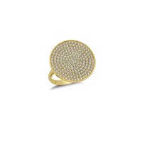 14K Solid Gold Art Design Fashion Ladies Ring