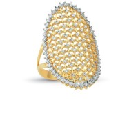 14K Solid Gold Art Design Fashion Ladies Ring