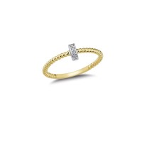 14K Solid Gold Art Design Fashion Ladies Ring