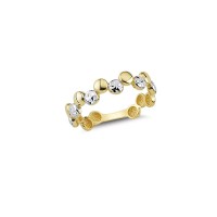 14K Solid Gold Art Design Fashion Ladies Ring