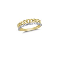 14K Solid Gold Art Design Fashion Ladies Ring